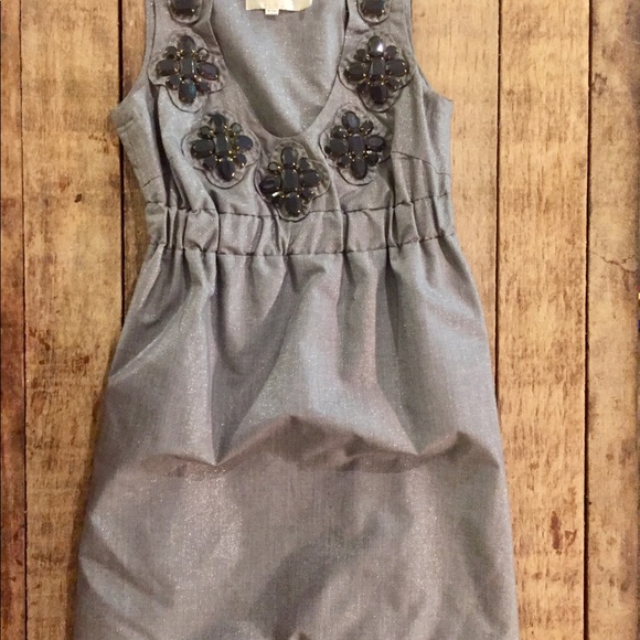 LAST CHANCE Karta gray embellished dress S - Picture 2 of 7